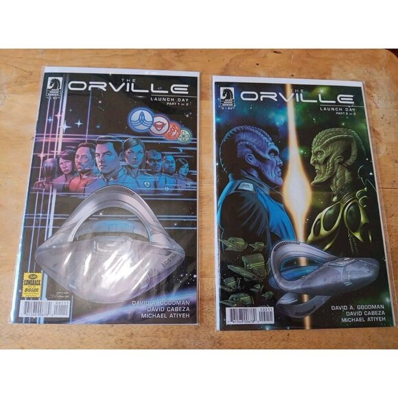 The Orville Launch Day Part 1 And 2 #1 & #2 Darl Horse Comics Set Run - Picture 1 of 3
